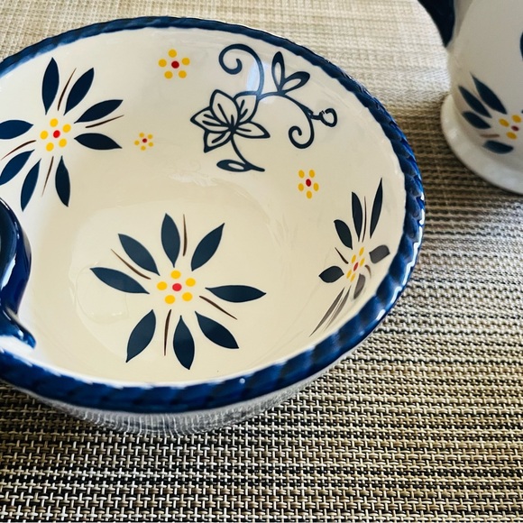 Temp-Tations Floral pitcher and bowls set - Picture 3 of 7